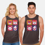 Fantastic Fox Friends-unisex basic tank-Miranda Dressler