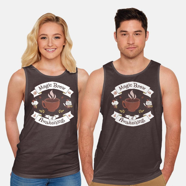 Magic Morning Brew-unisex basic tank-queenmob