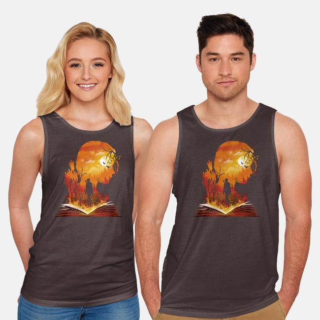 Catching Fire-unisex basic tank-dandingeroz