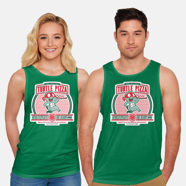 Turtle Pizza-unisex basic tank-owlhaus