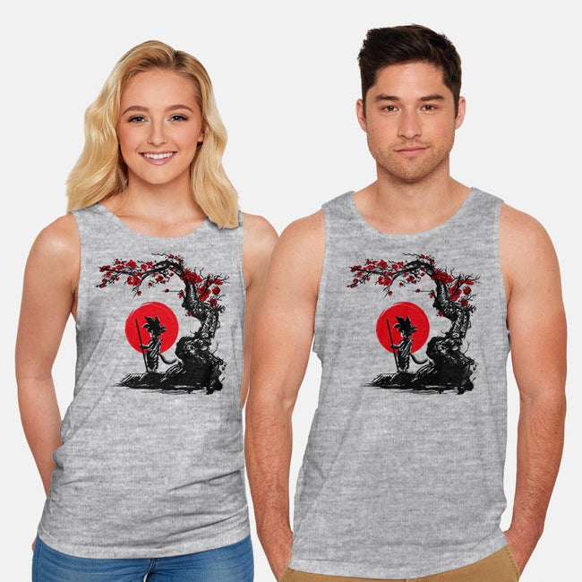 Saiyan Under The Sun-unisex basic tank-ddjvigo