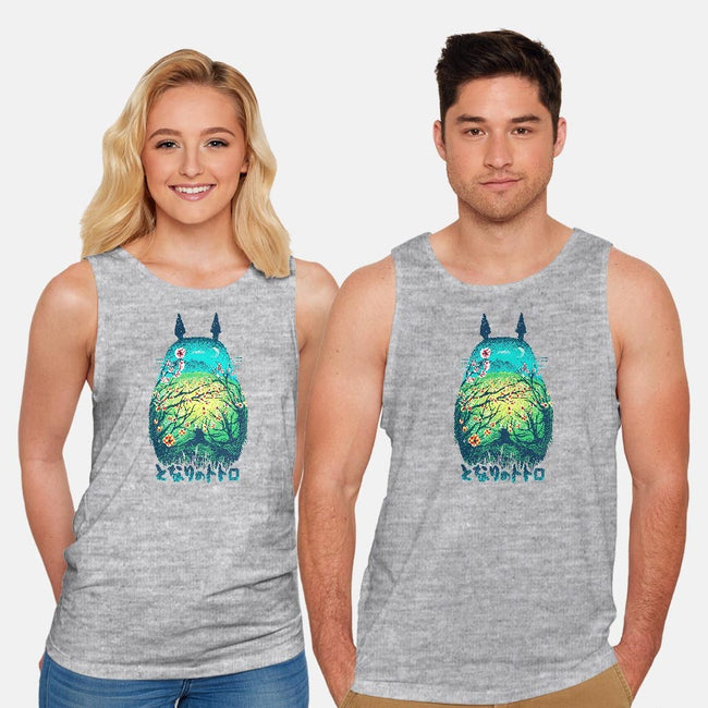 He Is My Neighbor-unisex basic tank-victorsbeard