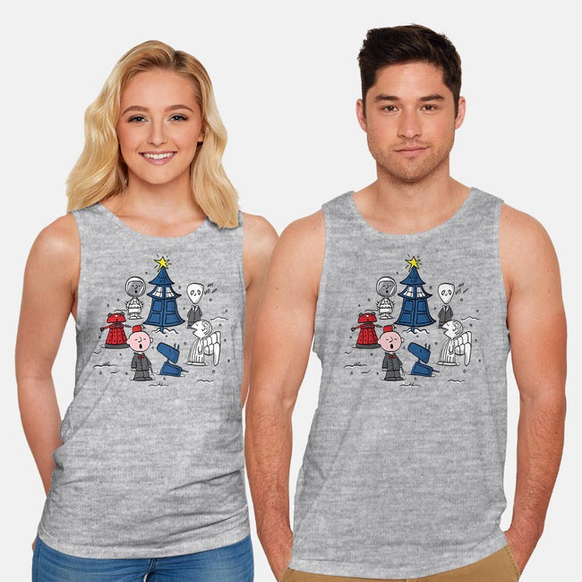 A Charlie Who Christmas-unisex basic tank-Fishbiscuit