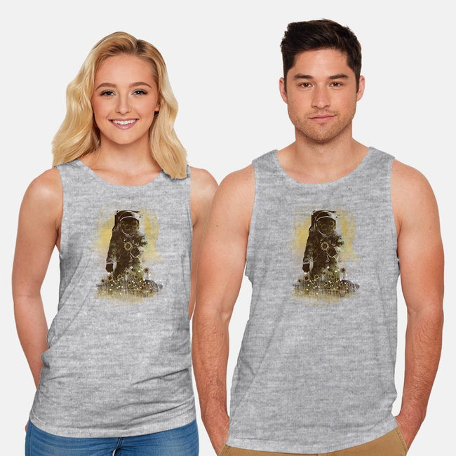 Sunflower Field-unisex basic tank-dandingeroz