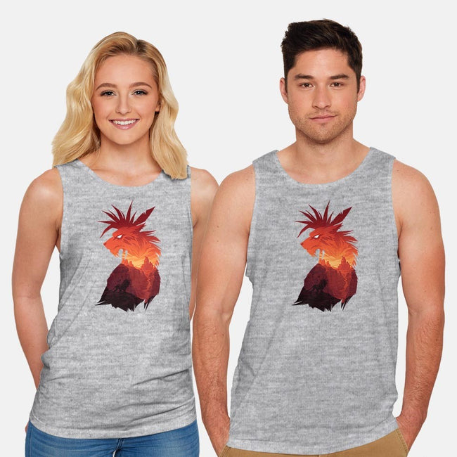 The Canyon's Guardian-unisex basic tank-PencilMonkey