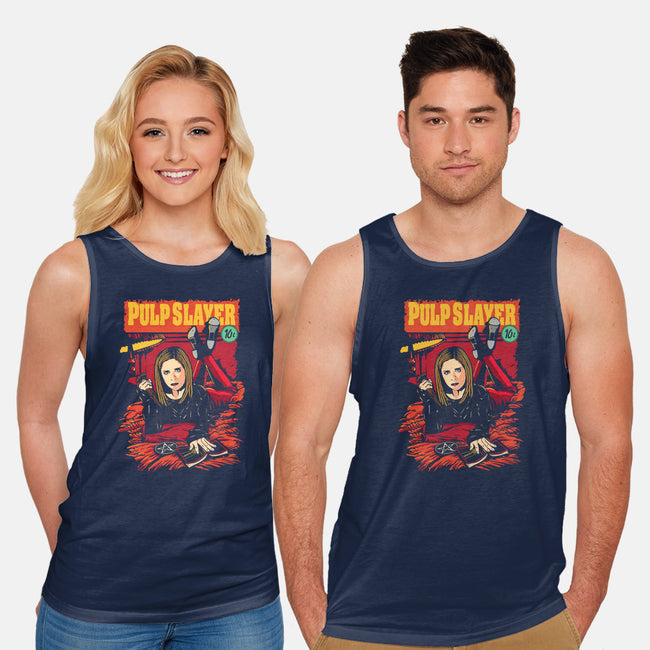 Pulp Slayer-unisex basic tank-dalethesk8er