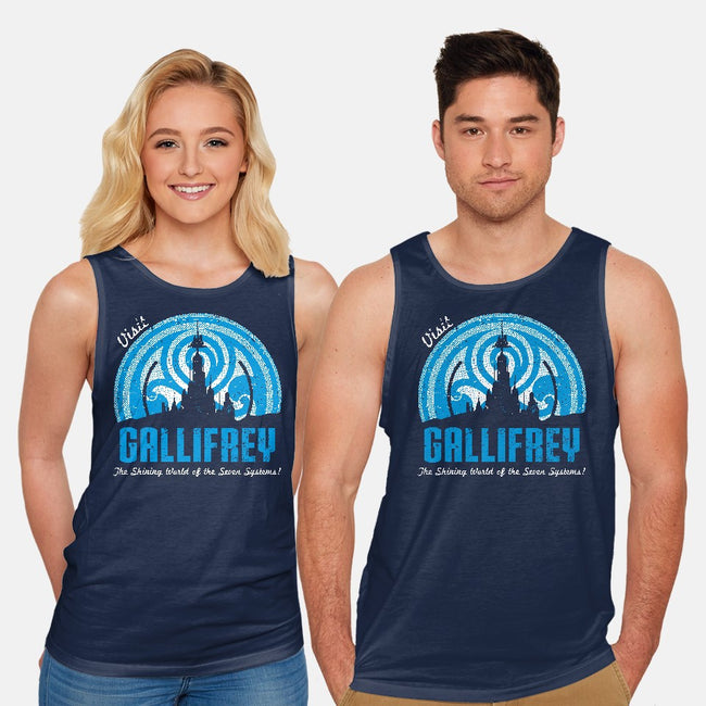 Visit Gallifrey-unisex basic tank-alecxpstees
