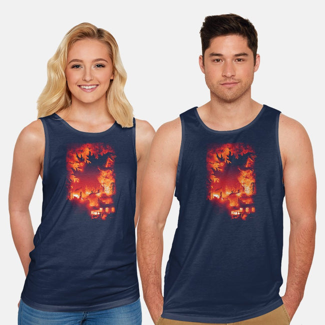 Oh No, There Goes Tokyo-unisex basic tank-cs3ink