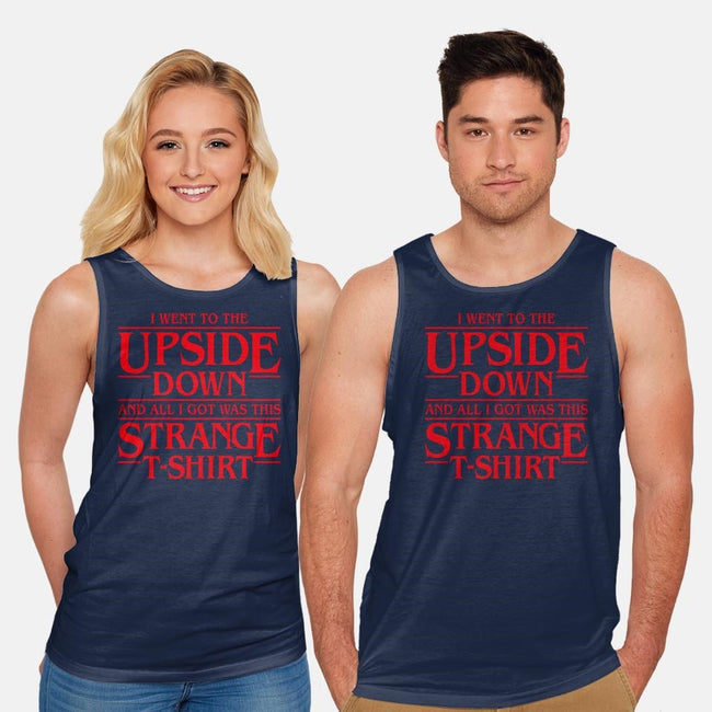 I Went to the Upside Down-unisex basic tank-Olipop