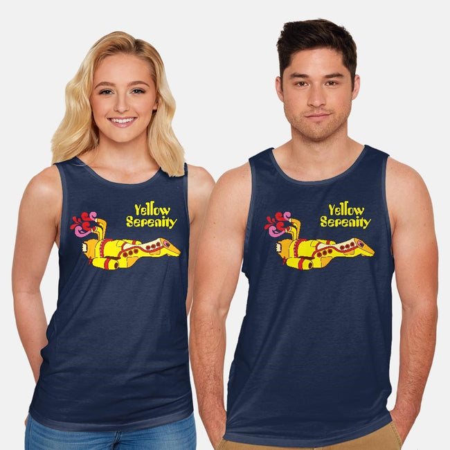 Yellow Serenity-unisex basic tank-KentZonestar