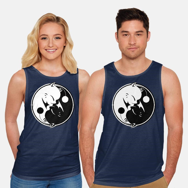 Yin Yang Mog-unisex basic tank-motoslave