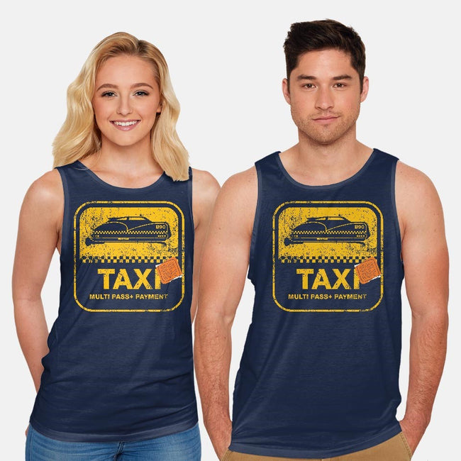 Dallas Taxi-unisex basic tank-dann matthews