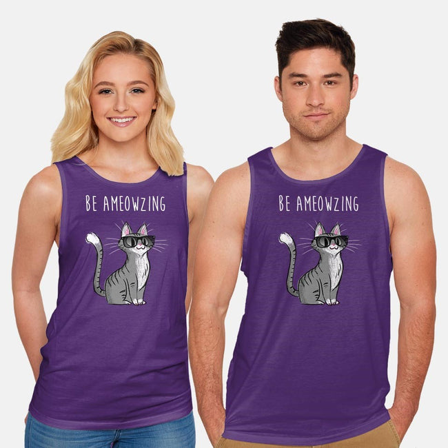 Be Ameowzing-unisex basic tank-ursulalopez