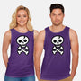 Skull and Crossbones-unisex basic tank-wotto