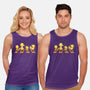 Yellow Birdy Road-unisex basic tank-PrimePremne