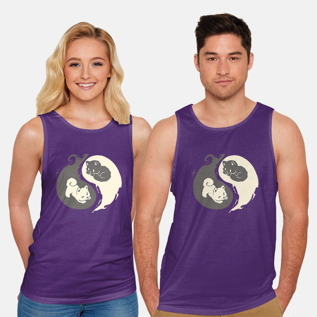 Yin and Yang-unisex basic tank-amyneko