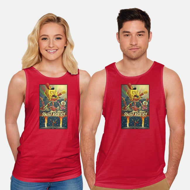 Sweet Victory-unisex basic tank-artofvelazquez