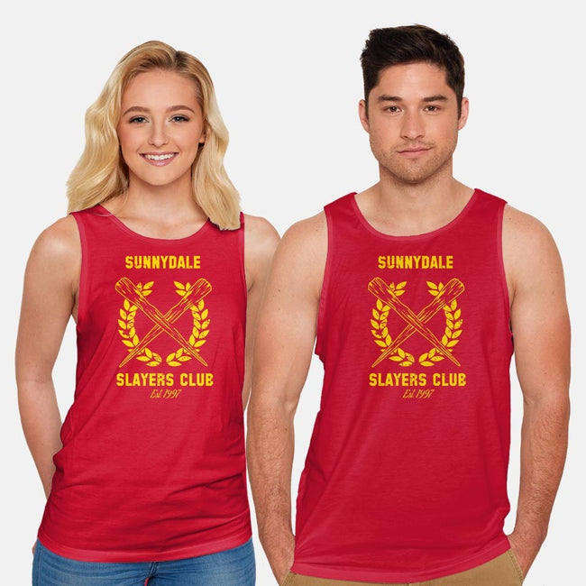Sunnydale Slayers Club-unisex basic tank-stuffofkings
