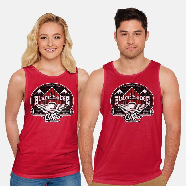 Black Lodge Coffee Company-unisex basic tank-mephias