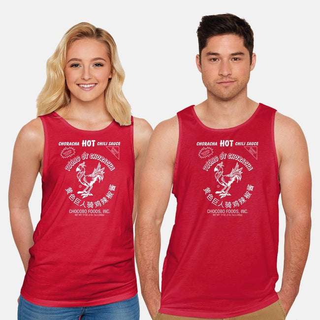 Choracha Hot Sauce-unisex basic tank-blueswade