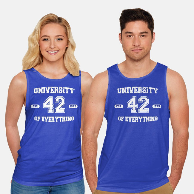 University of Everything-unisex basic tank-SergioDoe