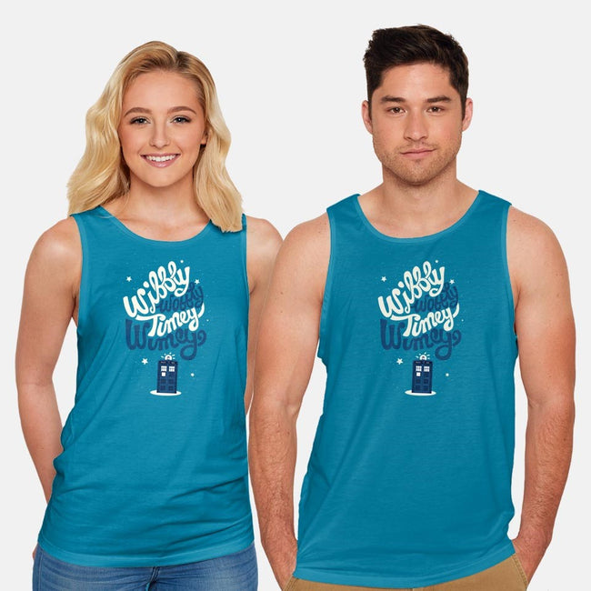 Wibbly Wobbly-unisex basic tank-risarodil