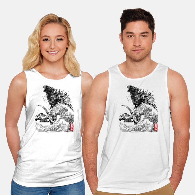 The Rise of Gojira-unisex basic tank-DrMonekers