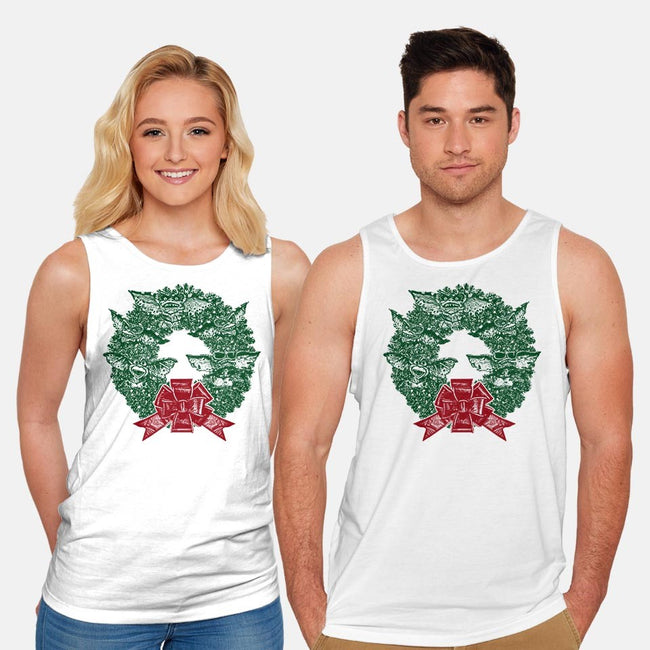 It's Beginning To Look A Lot Like Gremlins-unisex basic tank-QFSChris
