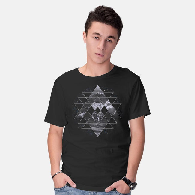 Geometric Nature-mens basic tee-expo