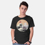 On the Cliff by the Sea-mens basic tee-leo_queval