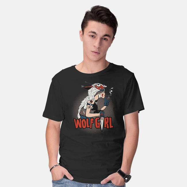 Wolf Girl-mens basic tee-beware1984