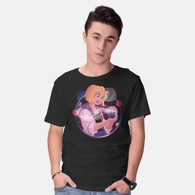 Who's That Girl?-mens basic tee-saqman