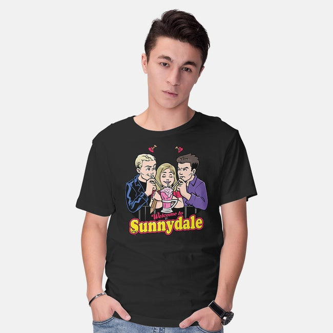 Welcome to Sunnydale-mens basic tee-harebrained