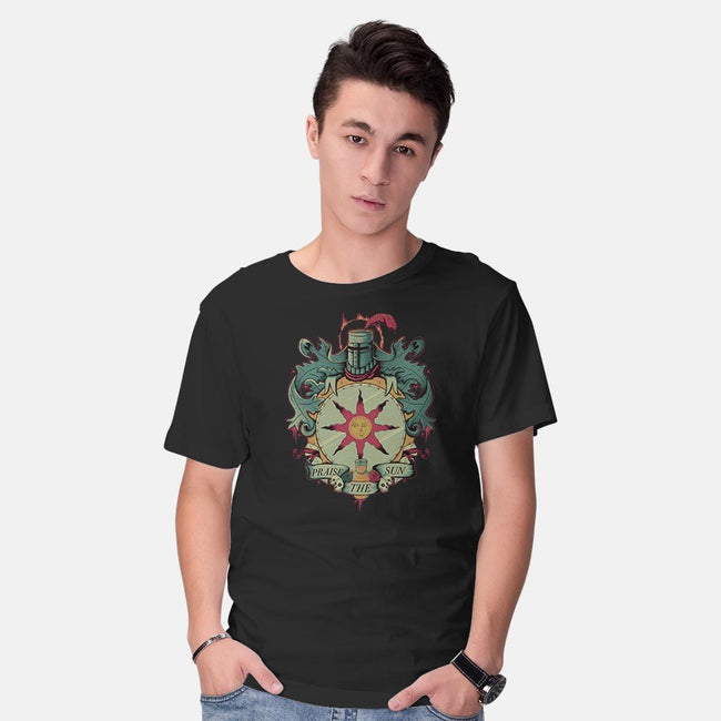 Crest of the Sun-mens basic tee-Typhoonic