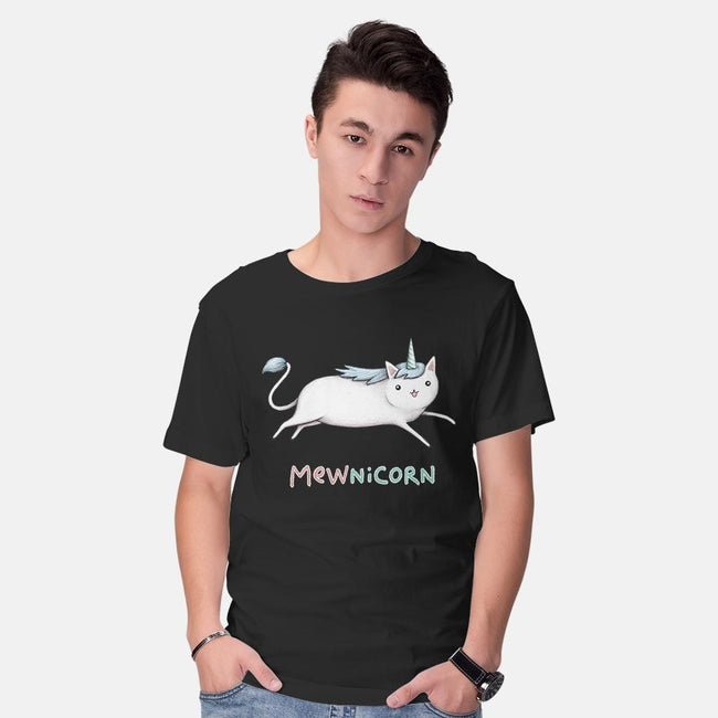 Mewnicorn-mens basic tee-SophieCorrigan