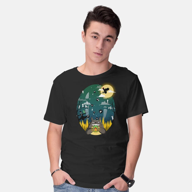 The Ghibli Bunch-mens basic tee-constantine2454