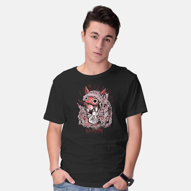 Forest Princess Warrior-mens basic tee-Ewel