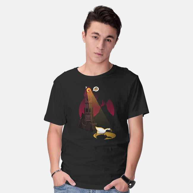 Lord of the Honks-mens basic tee-theteenosaur