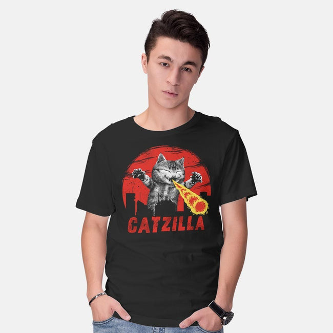 Catzilla-mens basic tee-vp021