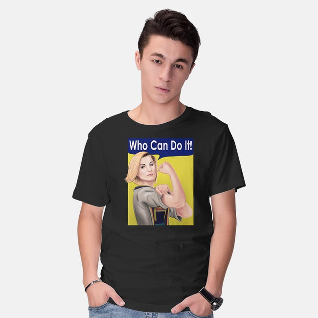 Who Can Do It!-mens basic tee-MarianoSan