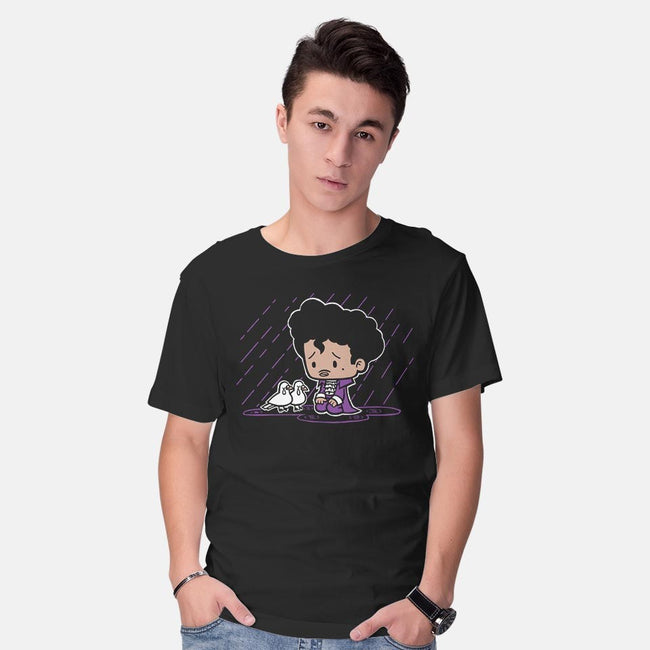 Purple Rain-mens basic tee-SuperEmoFriends