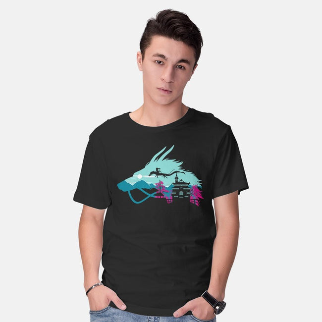 Traveling on my Dragon-mens basic tee-albertocubatas