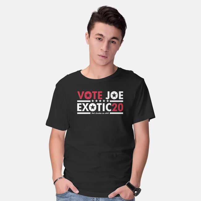 Vote Joe Exotic-mens basic tee-Retro Review