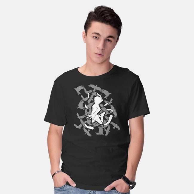 Soaring Crow-mens basic tee-TerminalNerd