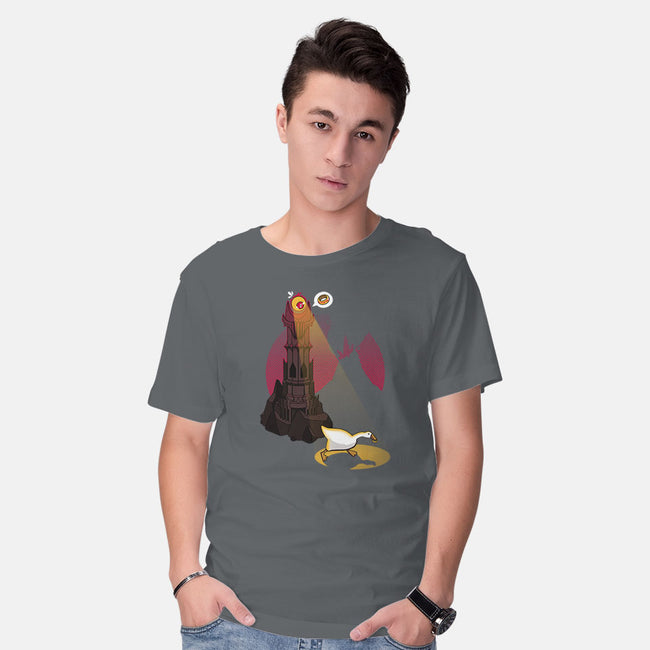 Lord of the Honks-mens basic tee-theteenosaur