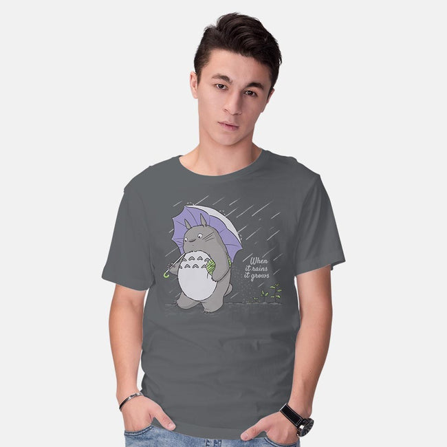 When It Rains-mens basic tee-LiRoVi
