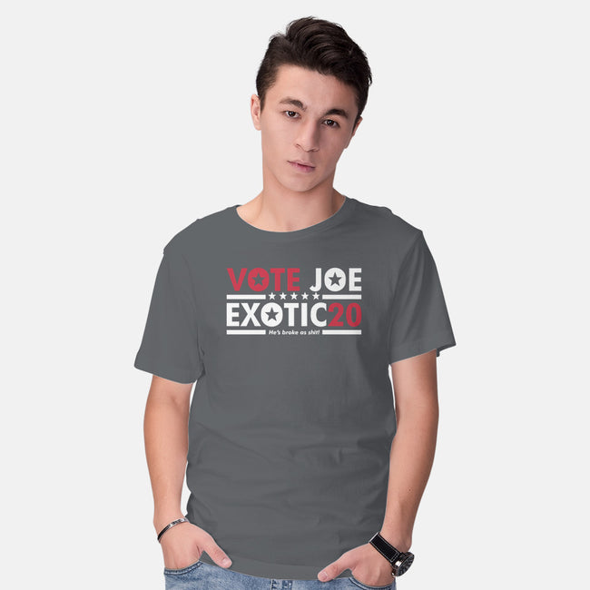 Vote Joe Exotic-mens basic tee-Retro Review