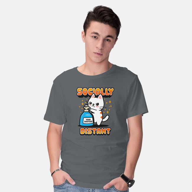 Socially Distant-mens basic tee-Boggs Nicolas