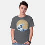 Hokusai Gojira-mens basic tee-Mdk7