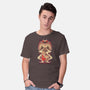 The Art Of Secrets-mens basic tee-ChocolateRaisinFury